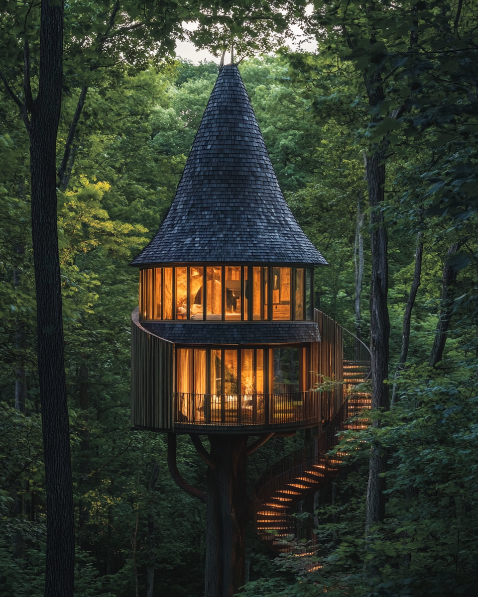 Treehouses — exterior detail